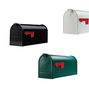 De enige echte US Mailbox classic in zwart, wit, groen, brons € 46.00