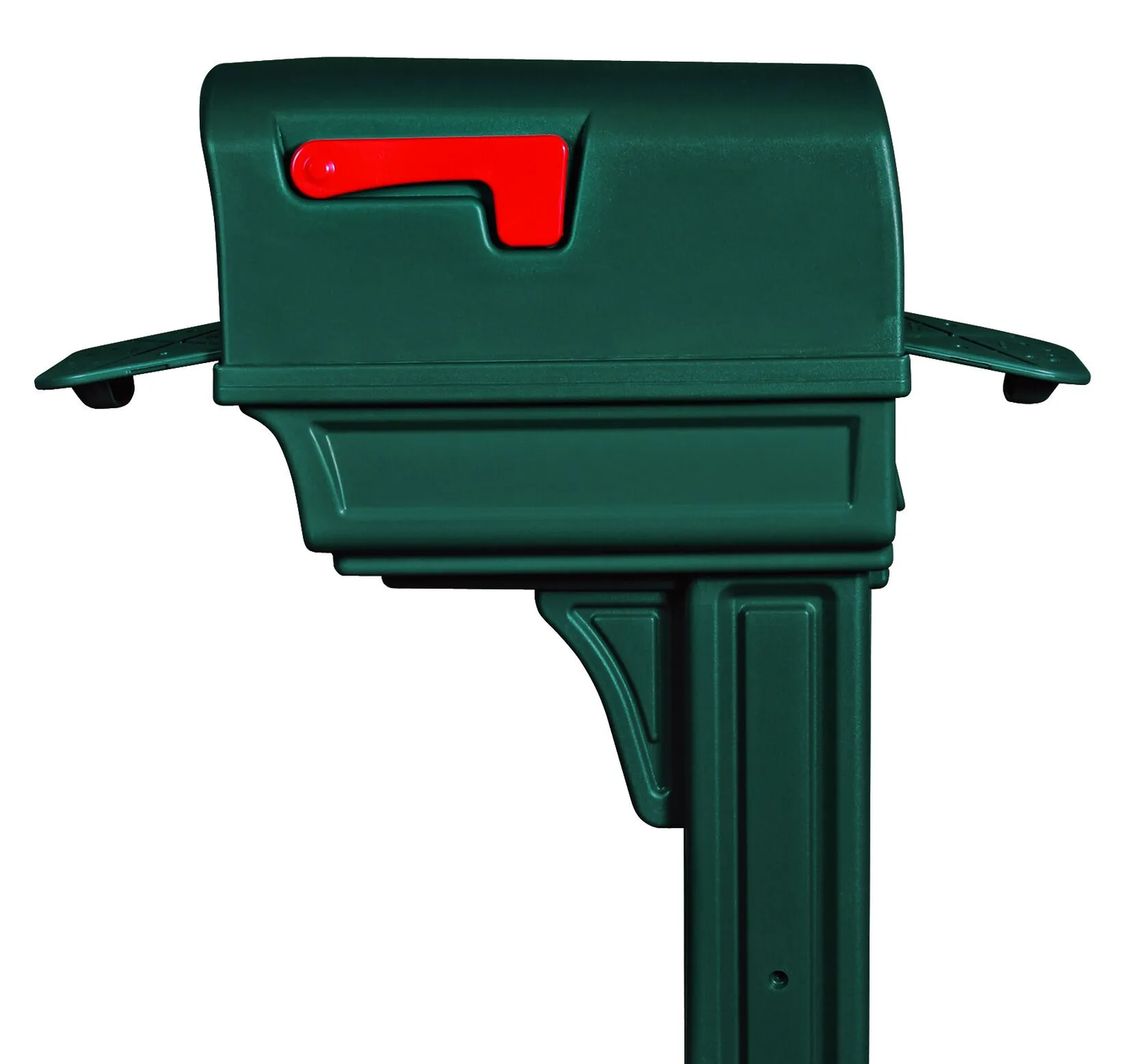 Amerikaanse brievenbus / US mailbox Gentry met paal (Groen, kunststof)